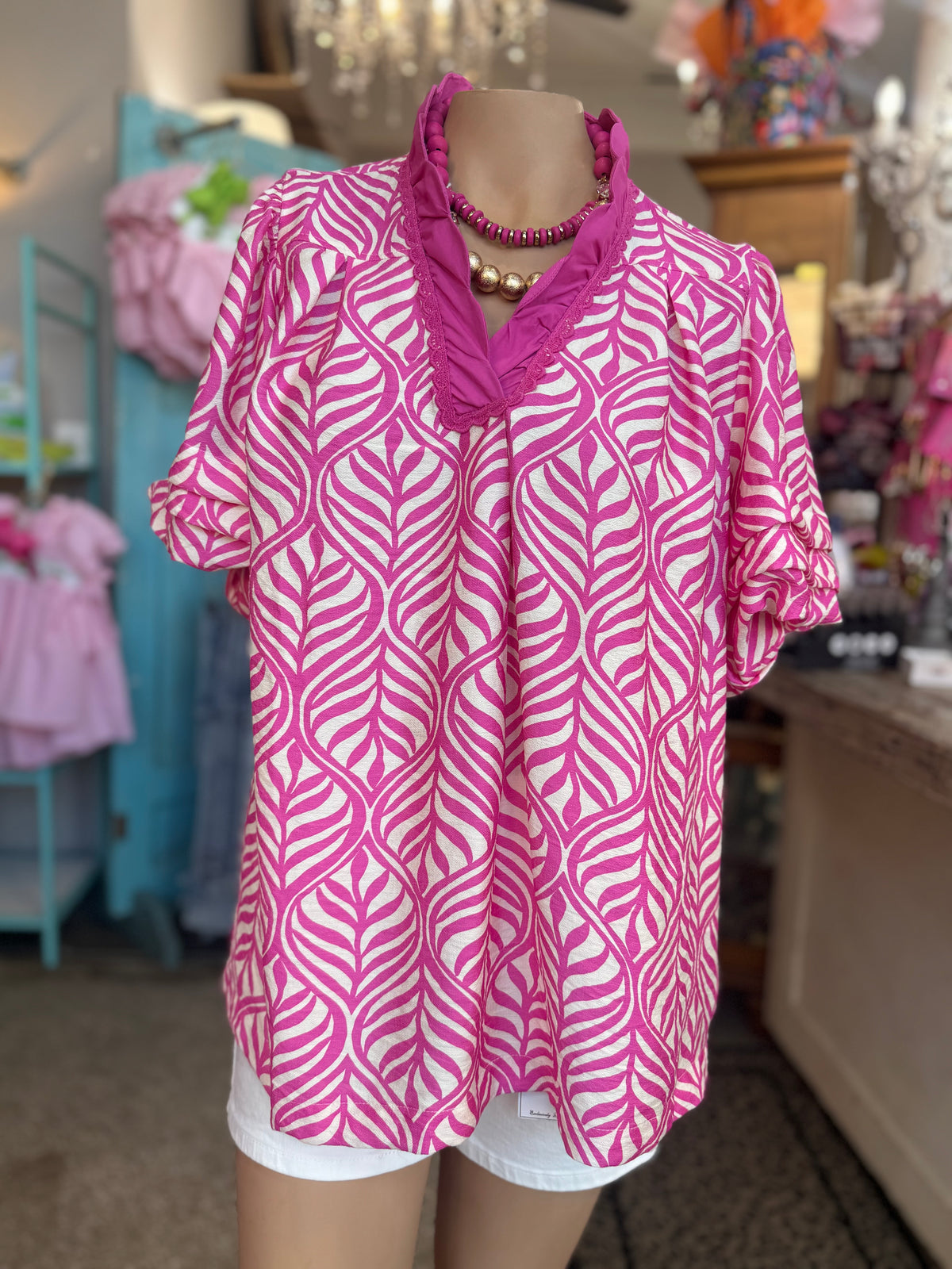 Hot Pink Paradise Top
