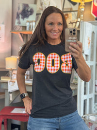 Checkered BOO T-shirt