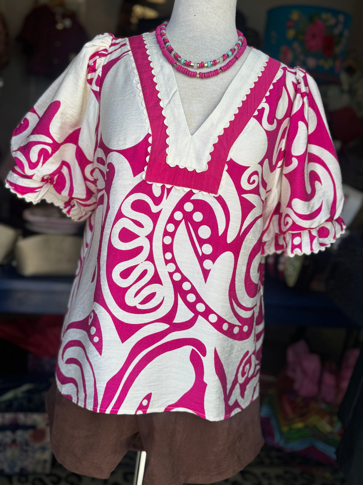 The Raspberry Swirl Top