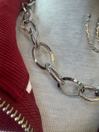 The Jaycee Chunky Chain Necklace -Silver