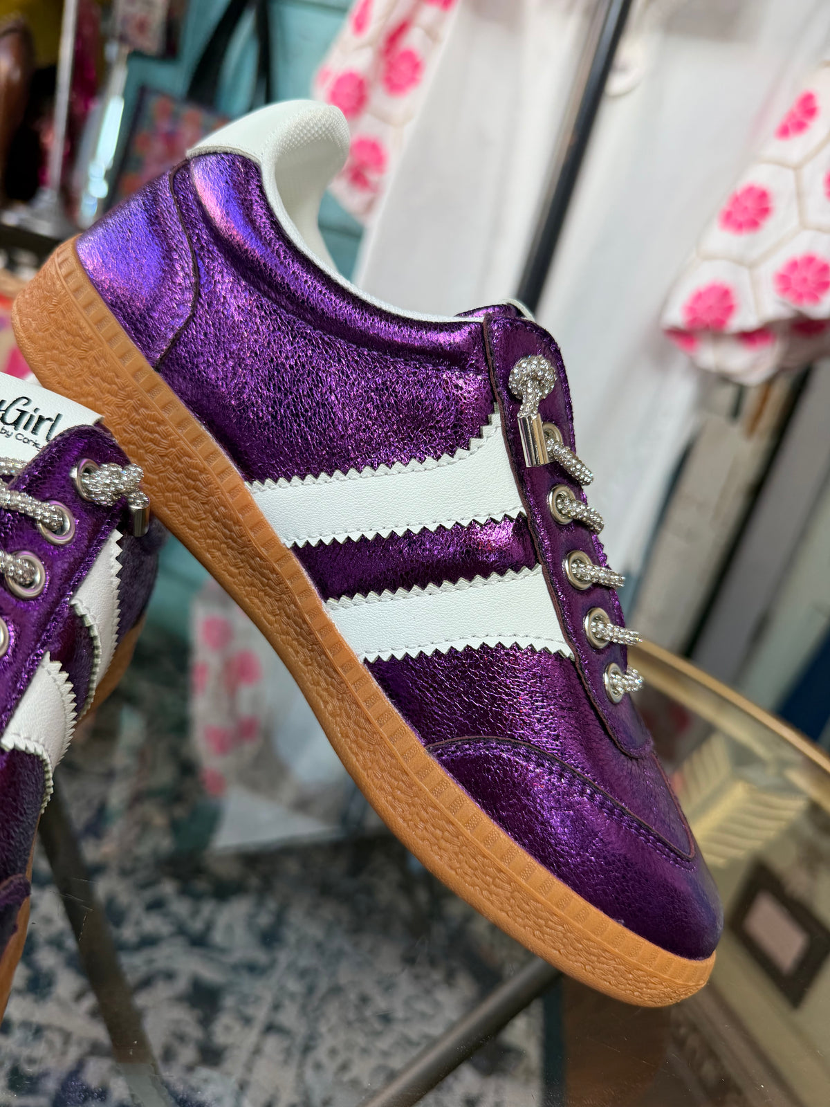 Purple Sass Sneakers