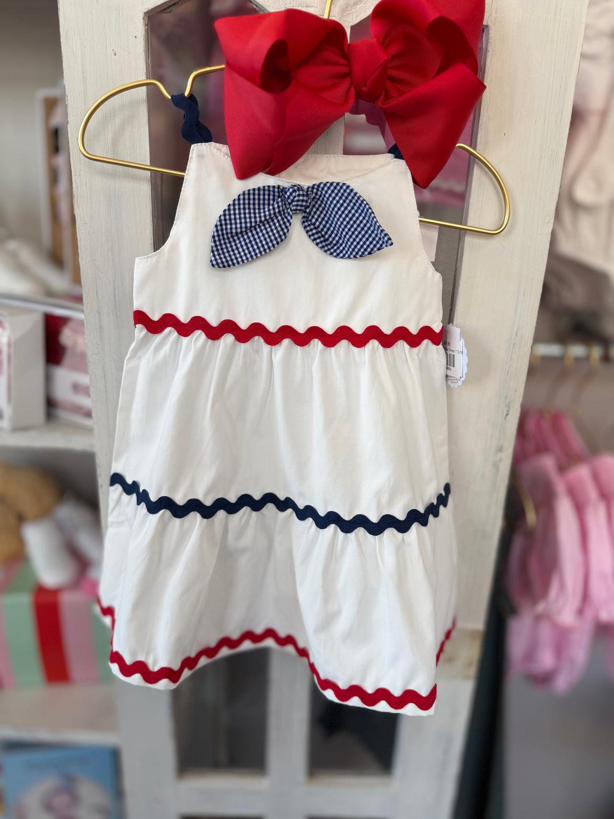 MUD PIE - Tiered Ric-Rac Dress