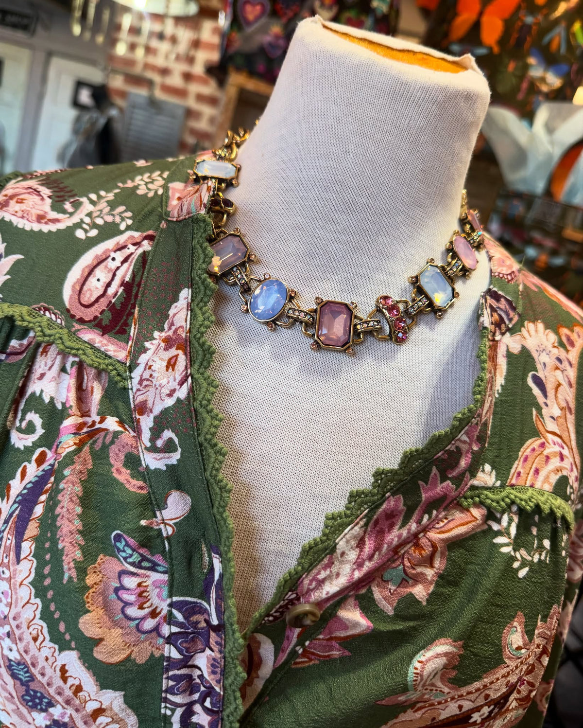 Fall floral dress