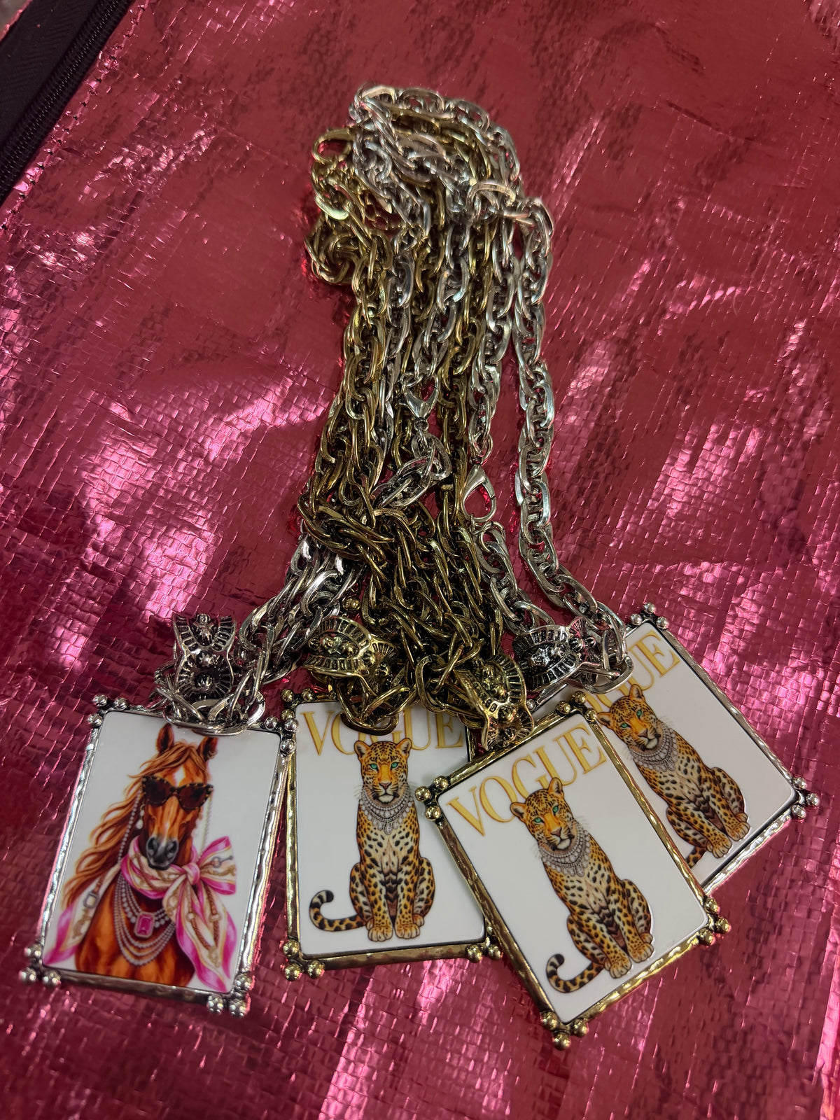 VOUGE necklace - SILVER