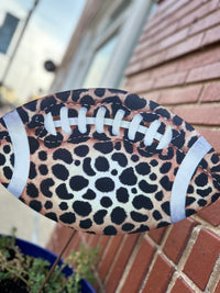 Leopard football stake/stand