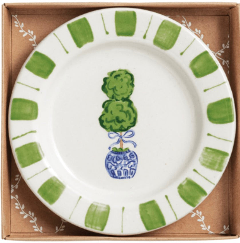 SINGLE TOPIARY BOXED TRINKET DISH