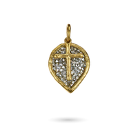 Waxing Poetic - Lotus Cross Kristal Pendant