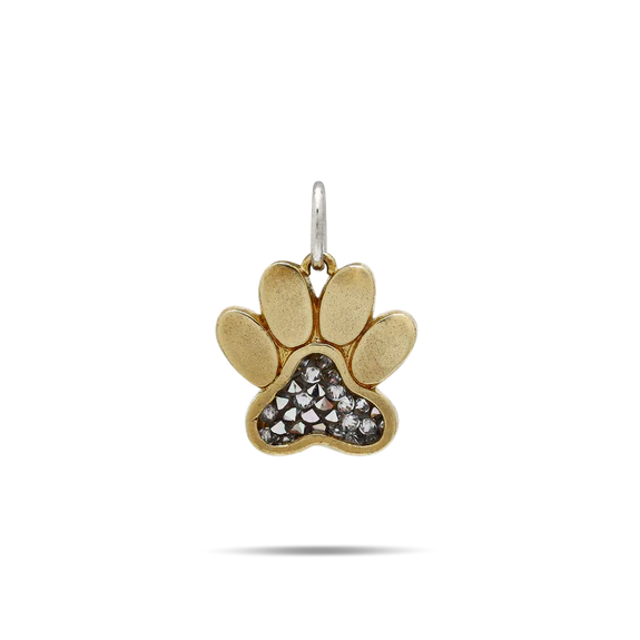 Waxing Poetic - Kristal "Always Near" Dog Paw Pendant
