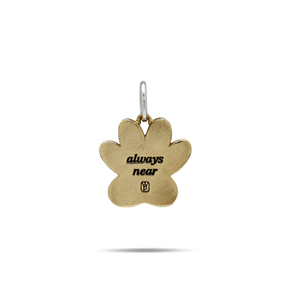 Waxing Poetic - Kristal "Always Near" Dog Paw Pendant