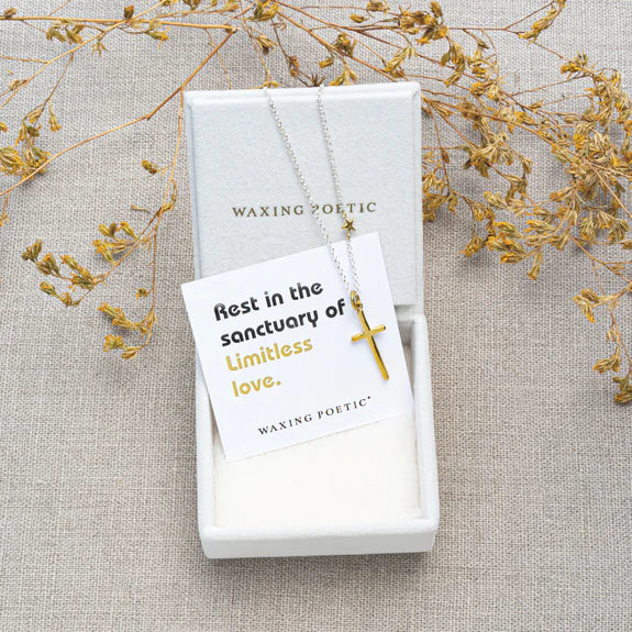 Waxing Poetic - Sanctuary Of Love Cross Necklace