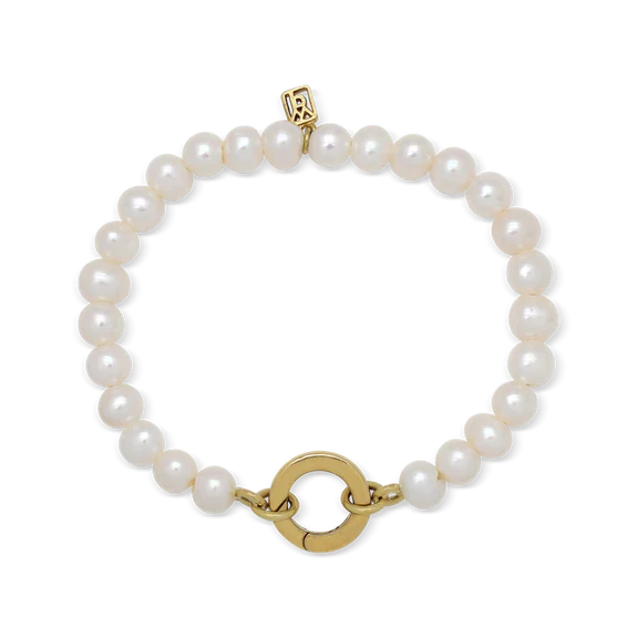 Waxing Poetic - Rare Beauty Pearl Clip Bracelet