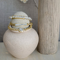 Waxing Poetic - Kristal Bar Spanse Bracelet