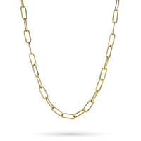 Waxing Poetic - Golden Accord Paper Clip Chain - 24"