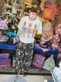 Jaycee Camouflage Barrel Jeans