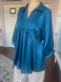 Moonlit Teal Top