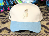 Goldendoodle love trucker