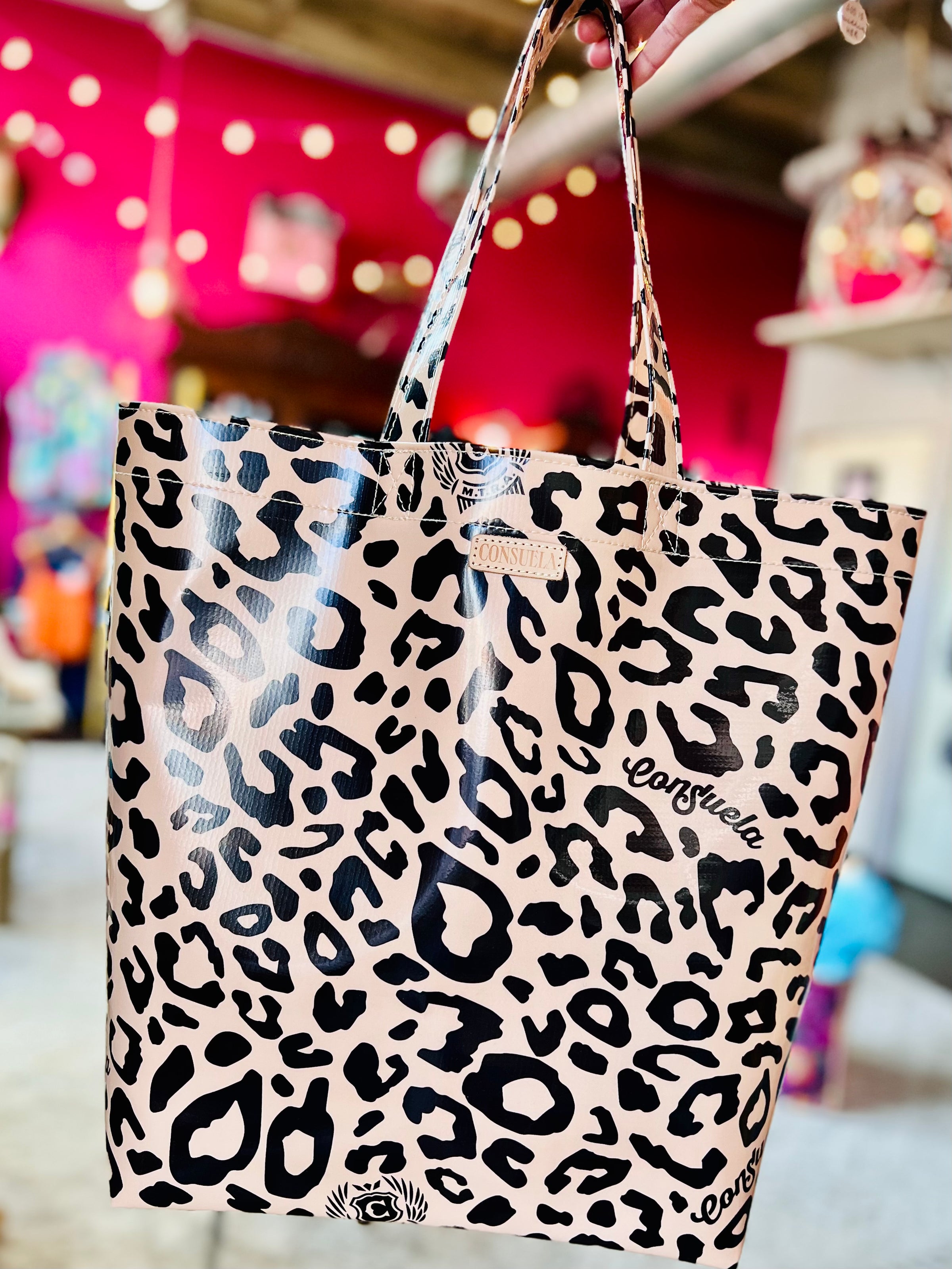 BAM BAM Leopard Jumbo Bag - Consuela – The Pink Leopard