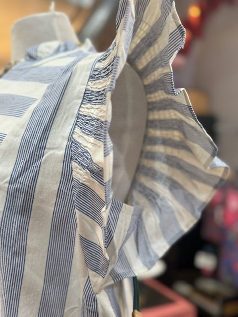The Navy Striped Dress