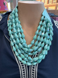 Magnetic Six Layer Necklace
