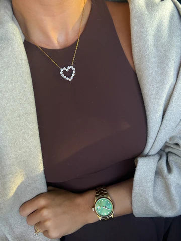 ChanSutt - Small Diamond Heart Necklace