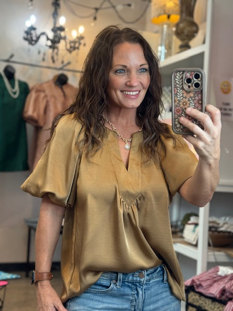 The BB Love Top -Camel