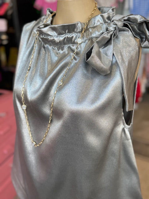 Silver Glam Top