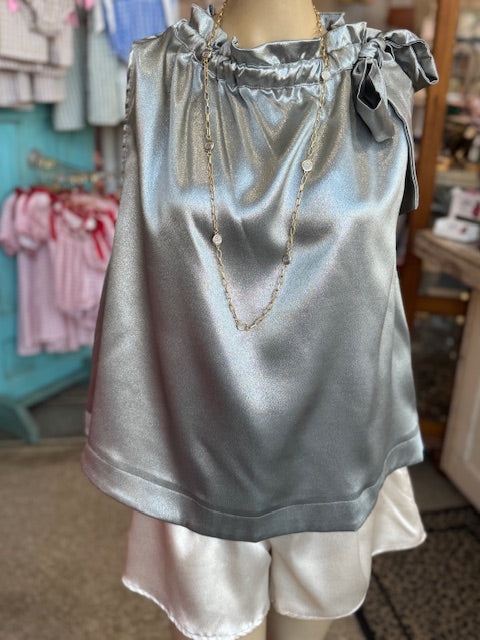 Silver Glam Top