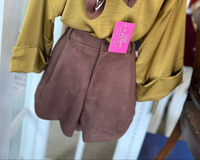 The Khaki Chocolate Shorts - SALE