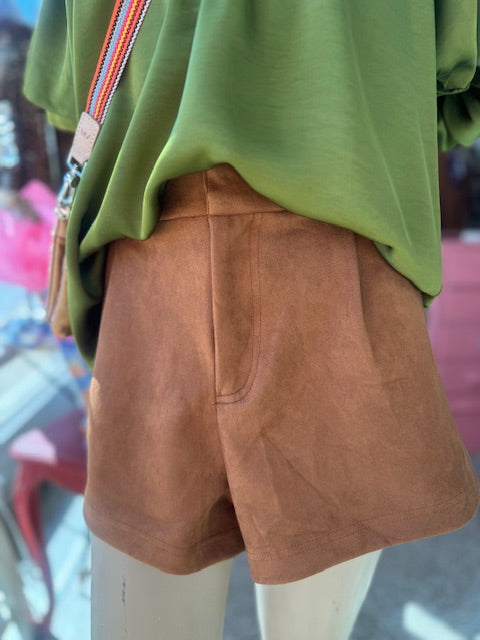 The Khaki Caramel Shorts - SALE
