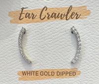 The Lia Earrings - ear crawler
