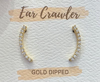 The Lia Earrings - ear crawler