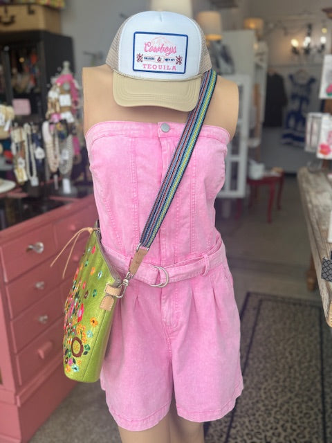 Pink Washed Romper