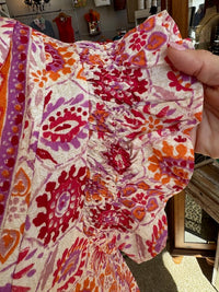 The Jessica Dress-Pink/Orange Floral