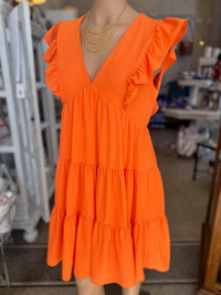 Sunday Brunch Dress - Orange