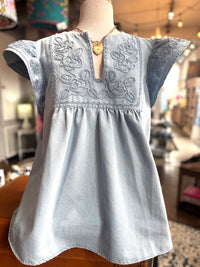 The Jackie Denim Top