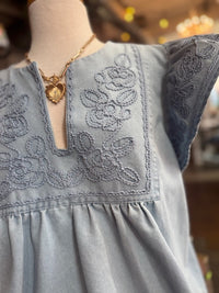 The Jackie Denim Top