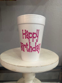 Fun Styrofoam Cups