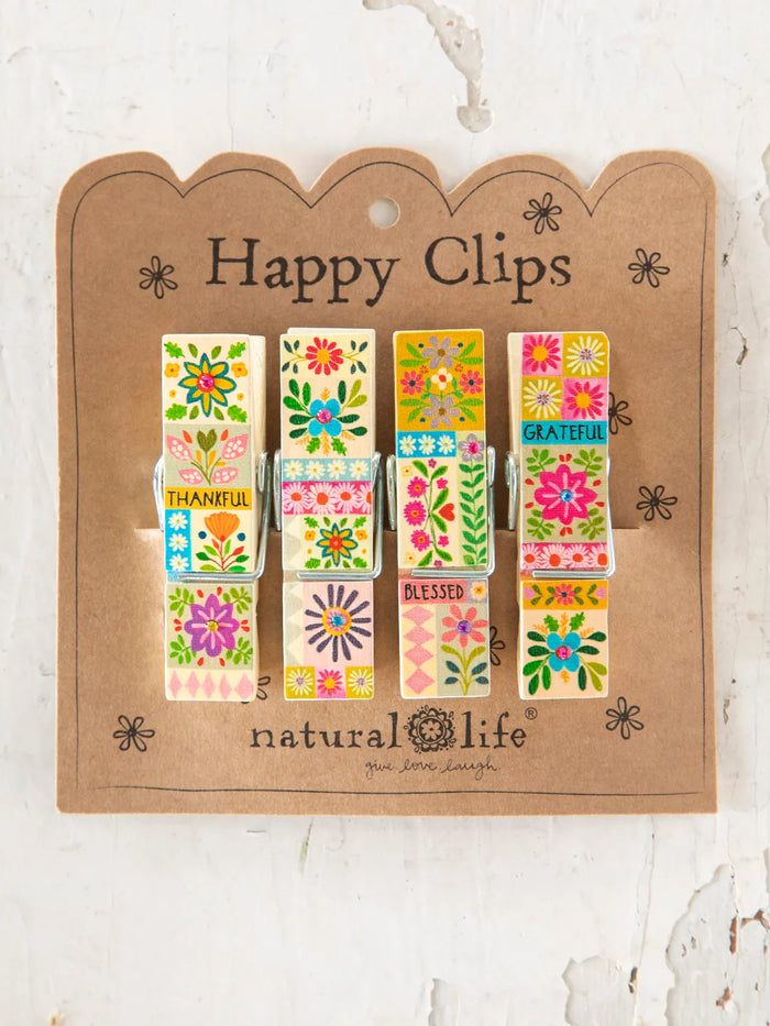 Happy Clips -Set of 4