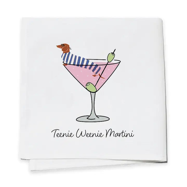 Teenie Weenie Cocktail Napkins -Set of 4