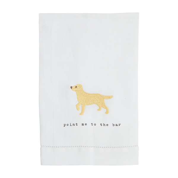 Point Me to the Bar Tea Towel