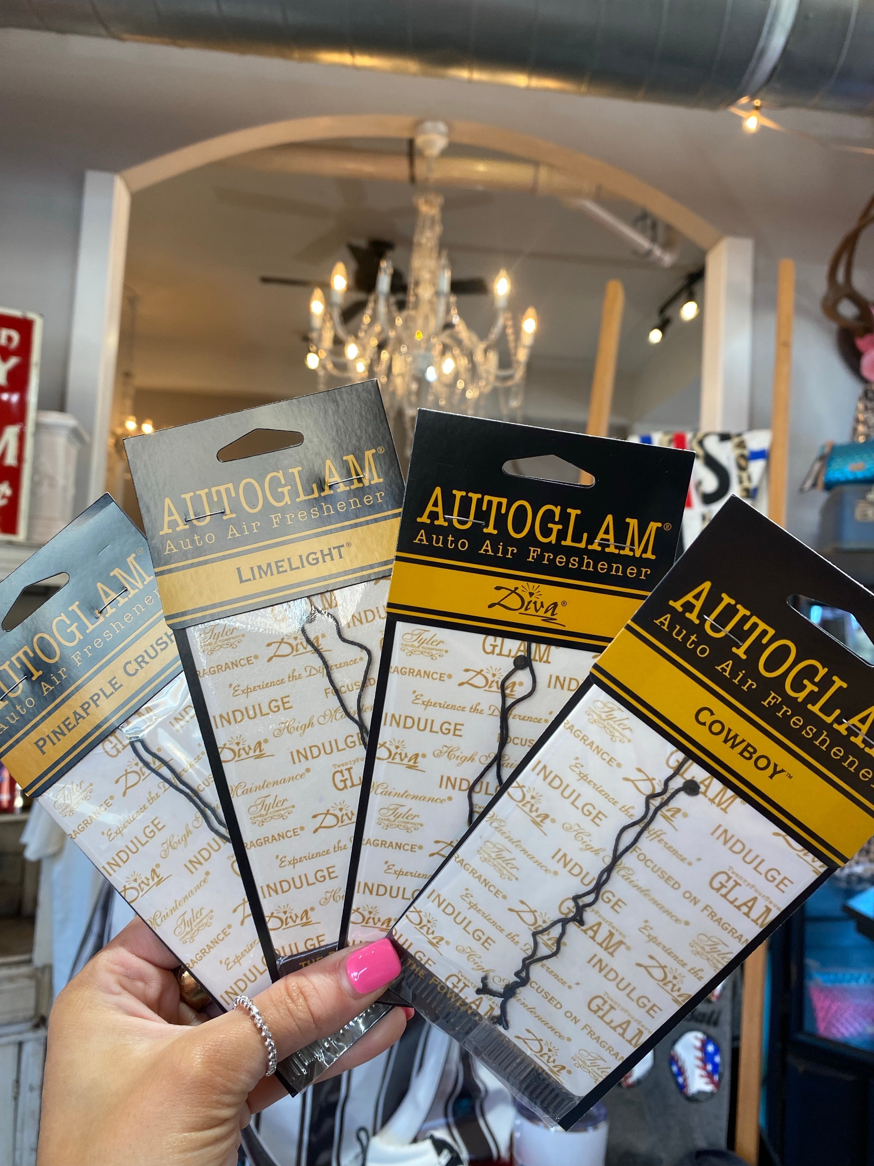 AutoGlam Tyler Candle Car Freshies – The Pink Leopard