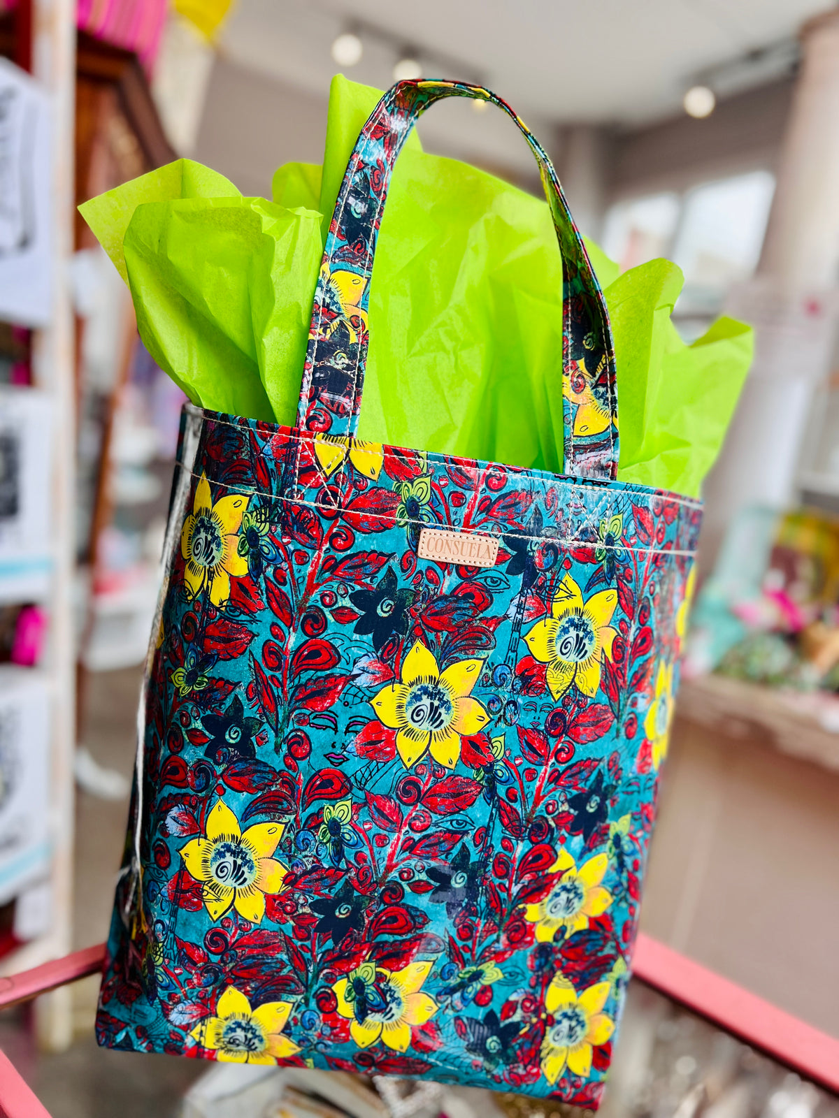 CONSUELA - Turquoise Floral Grab N Go Basic