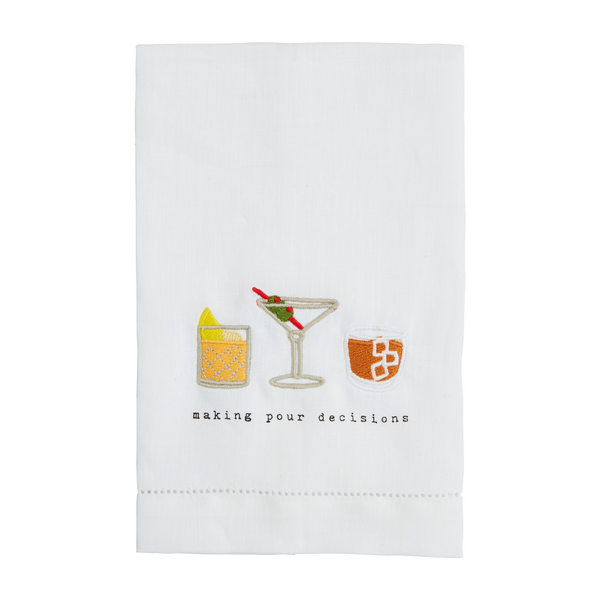 Making Pour Decisions Tea Towel