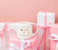 Sweet Grace Holiday Santa Mug Candle