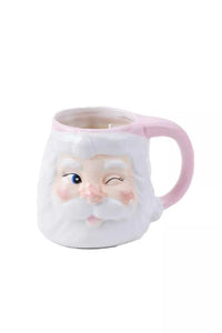 Sweet Grace Holiday Santa Mug Candle