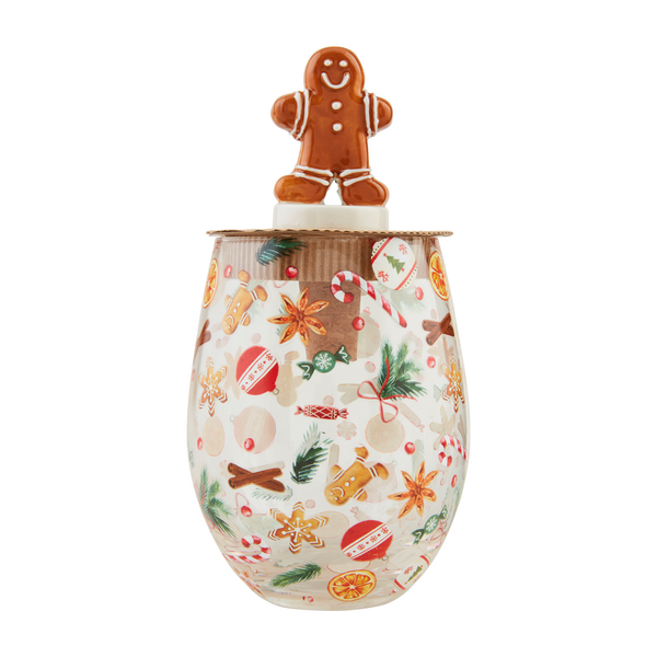 Gingerbread Wine Glass