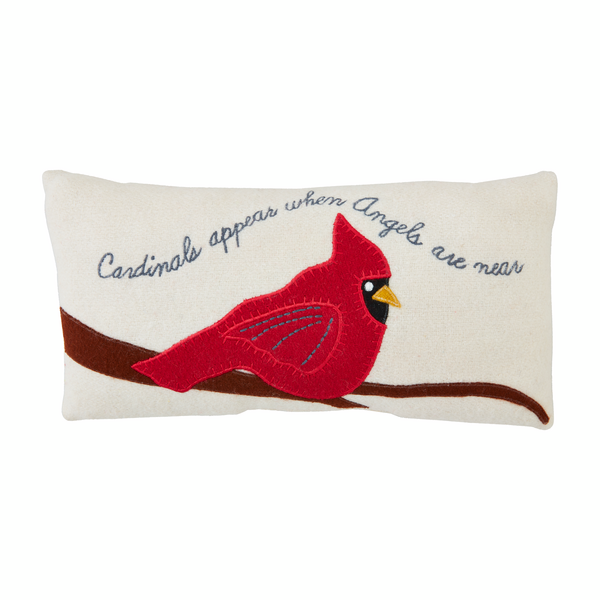 Cardinals Appear When Angels are Near Pillow