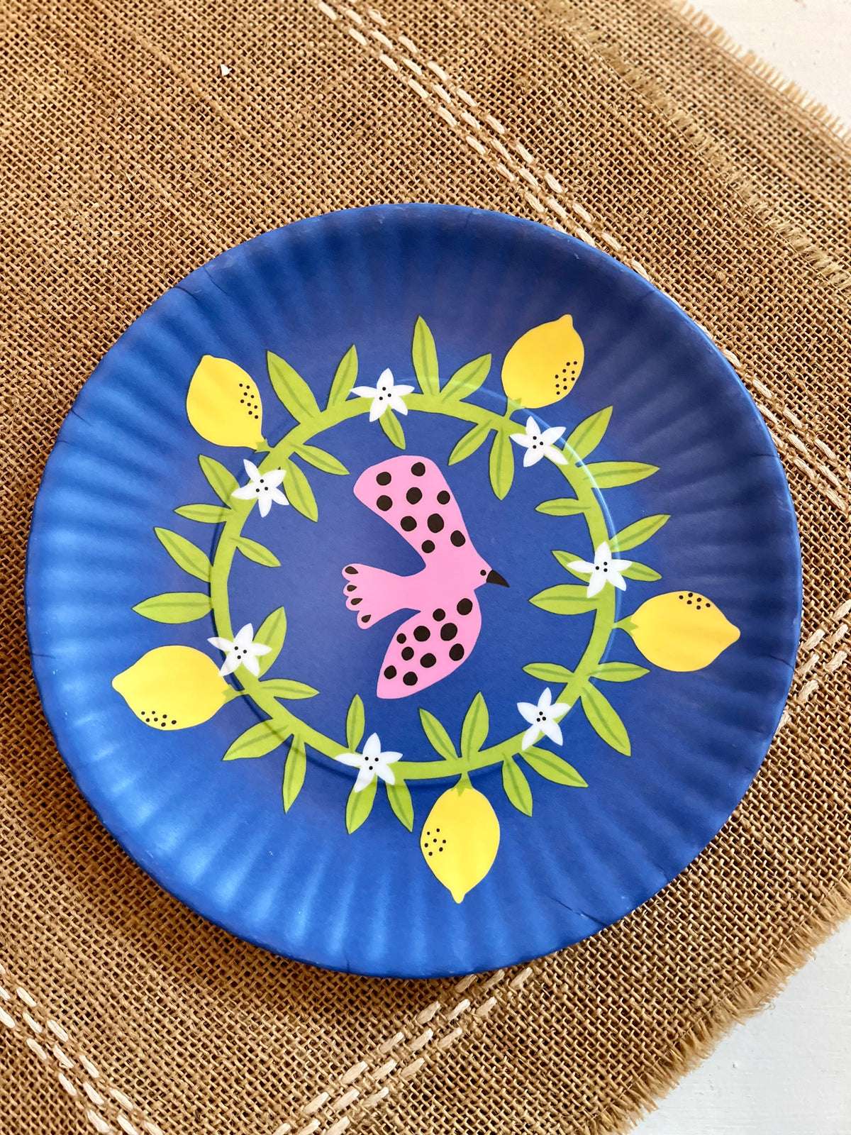 Bird Wreath Salad Plates