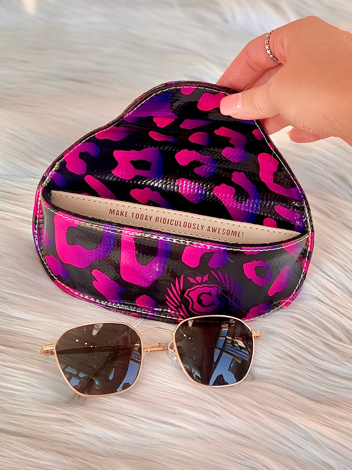 CONSUELA - Sunglass Case - PEBBLES