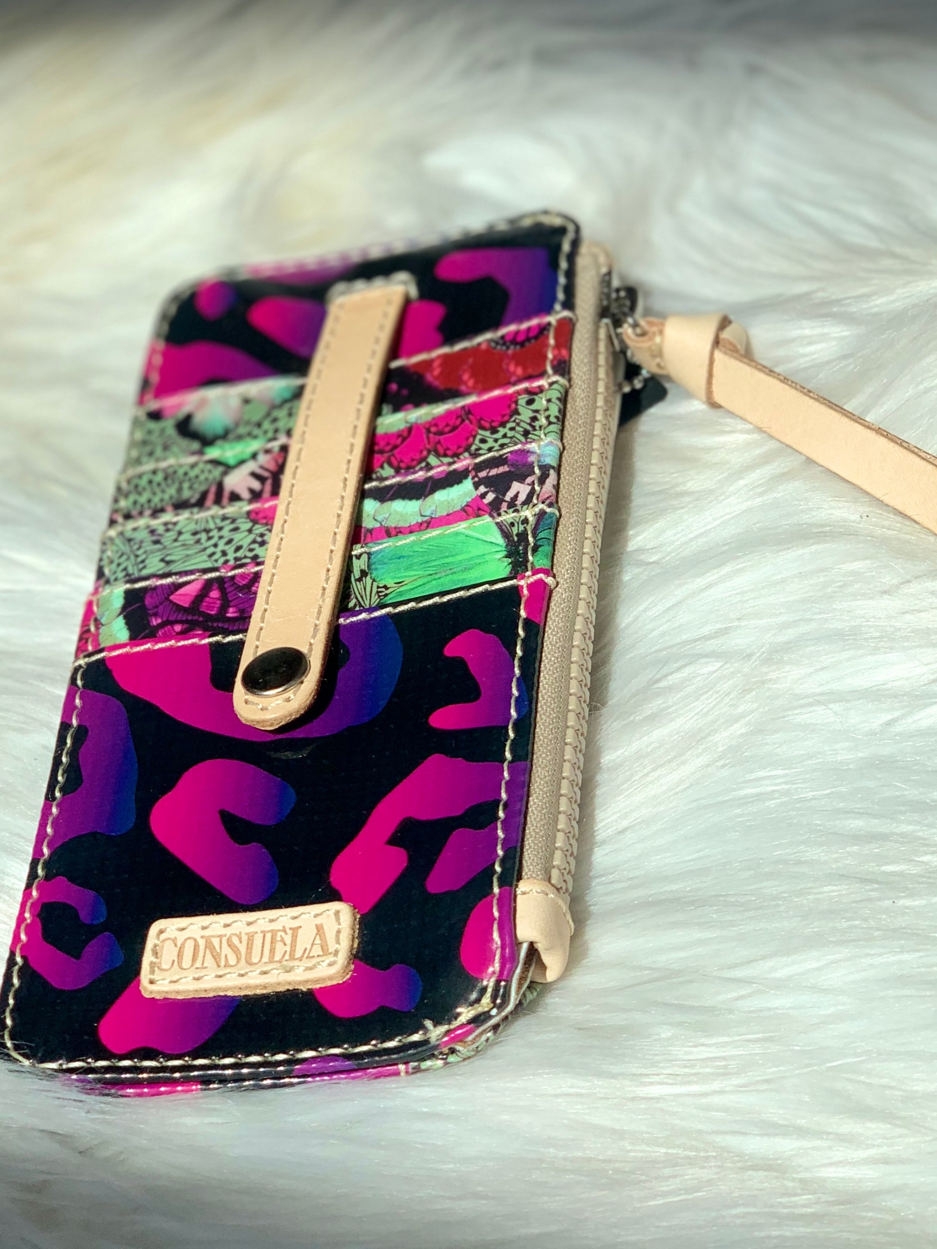 Leopard LV Credit Card Wallet – Pink Magnolia Boutique LLC